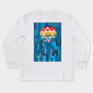 Jewish Pride Kids Long Sleeve T-Shirt